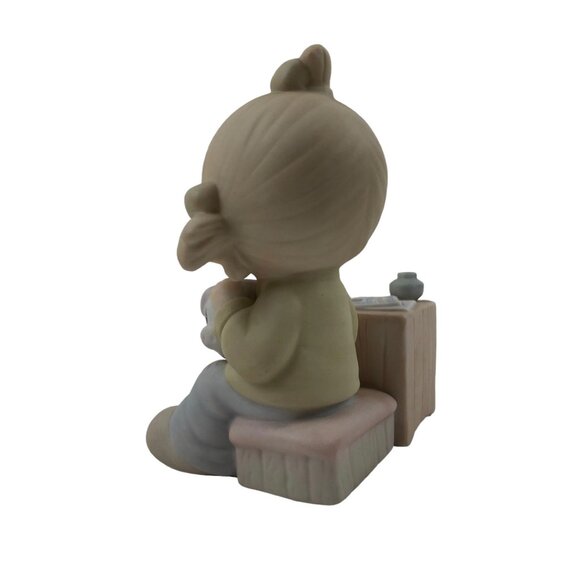 Precious Moments Collectors Club Figurine E 0404 Enesco Porcelain 1983 Dues - Picture 7 of 10